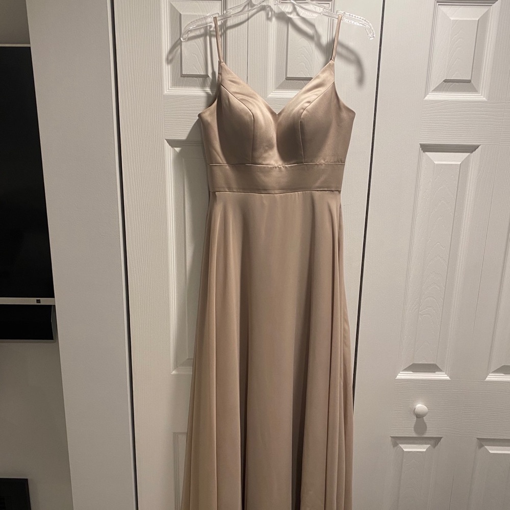 Floor-length Bridesmaid or Prom Dress